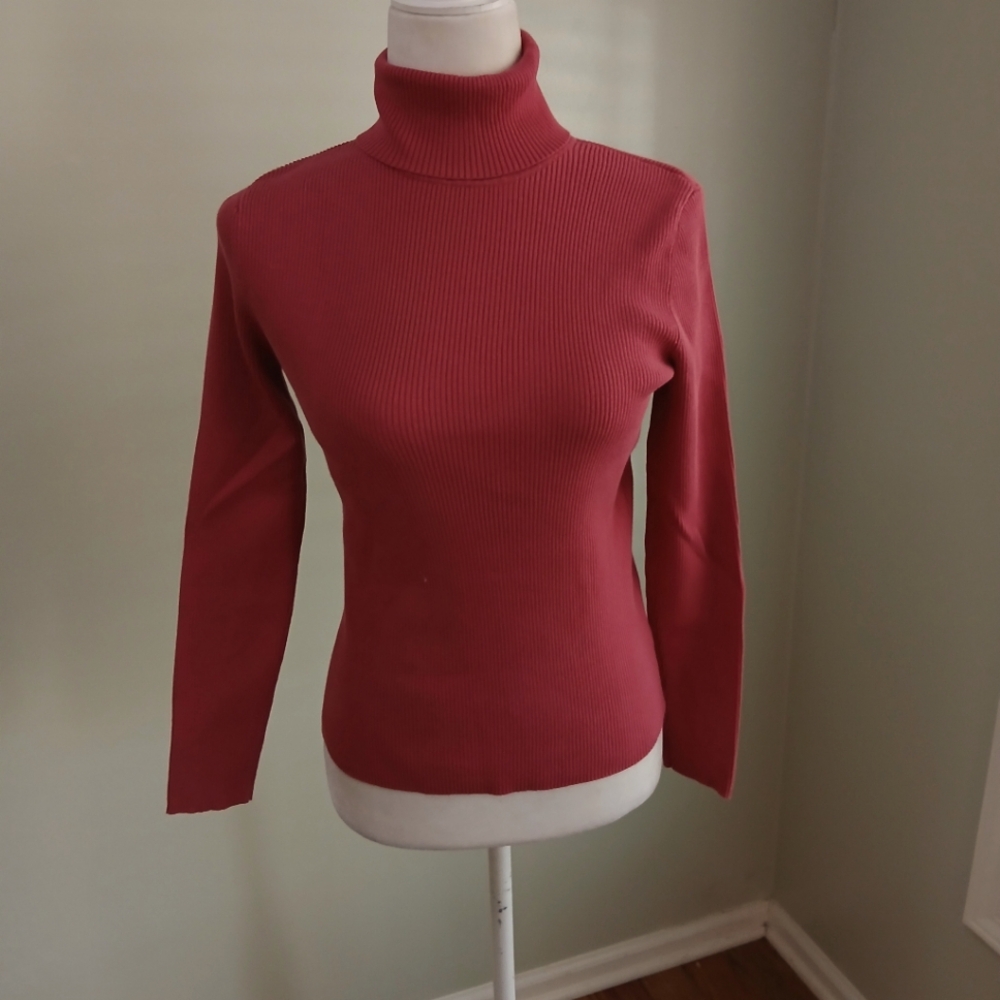 2/$15 Charter Club Ribbed Long Sleeve Turtleneck